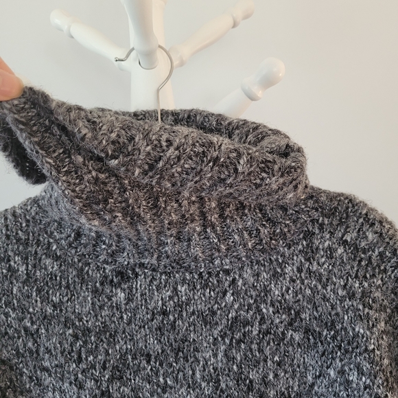 AZUL by Moussy Grey Cowl Neckline Long Sweater - Picture 10 of 12
